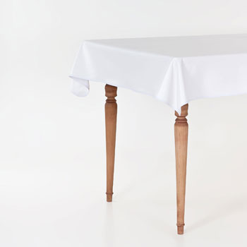 Los elementos de la mesa I: el muletón, el mantel y las servilletas